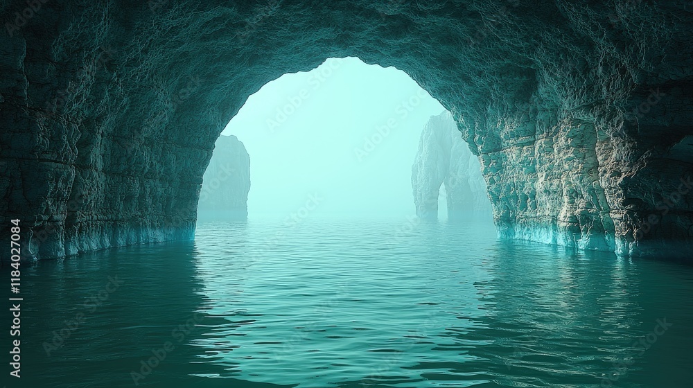 Luminous Arctic Ice Cave: Captivating Shades of Icy Blue Reflect Light in Sculpted Splendor Luminous Arctic Ice Cave: Captivating Shades of Icy Blue Reflect Light in Sculpted Splendor