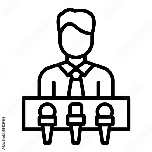 Press Conference Icon