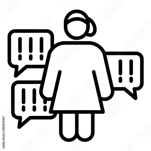 Slut Shaming Icon