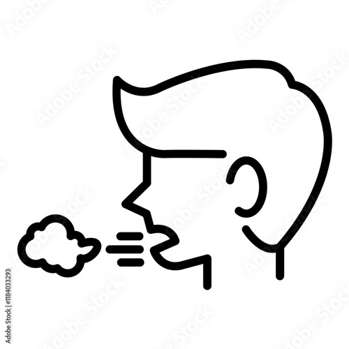 Smoke Inhalation Icon