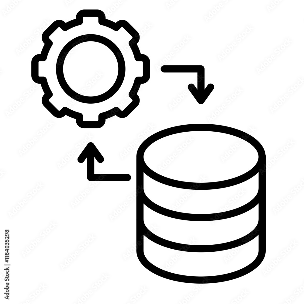 Data Integration Icon Data Integration Icon