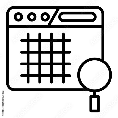 Grid Search Icon