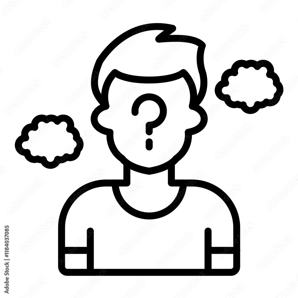 Mental Fog Icon Mental Fog Icon