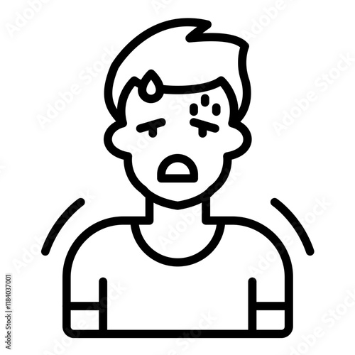Exhausted Icon