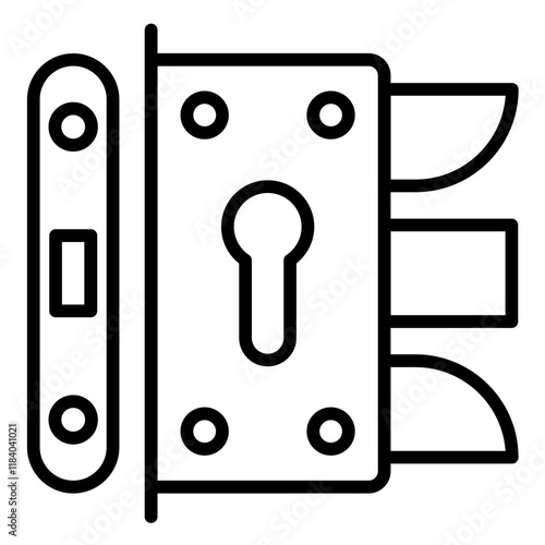 Mortise lock Icon