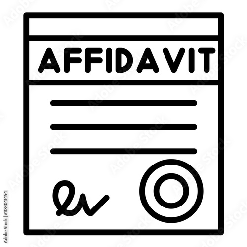 Affidavit Icon