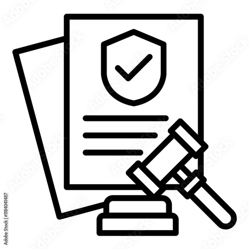 Legal Compliance Icon
