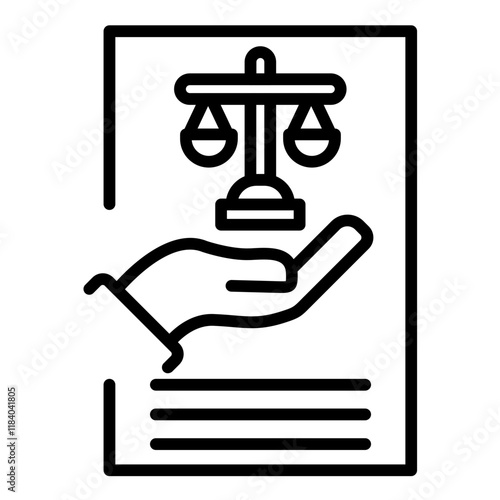 Legal Support Icon