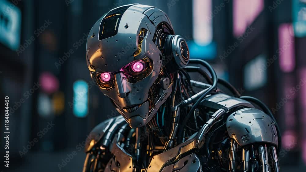 AI Robot at the Intersection of Technology and Humanity AI Robot at the Intersection of Technology and Humanity