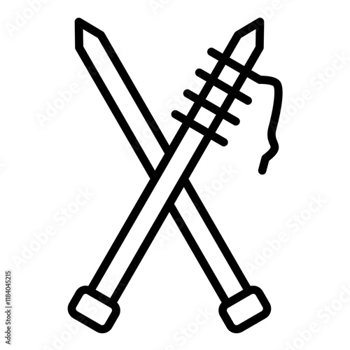 Knitting Needles Icon