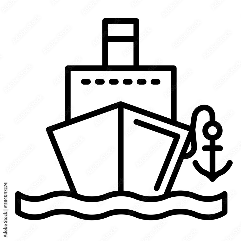 Ships Anchor Icon