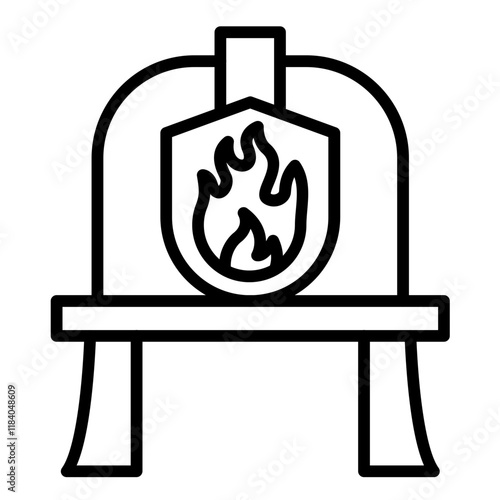 Firefighter Helmet Icon