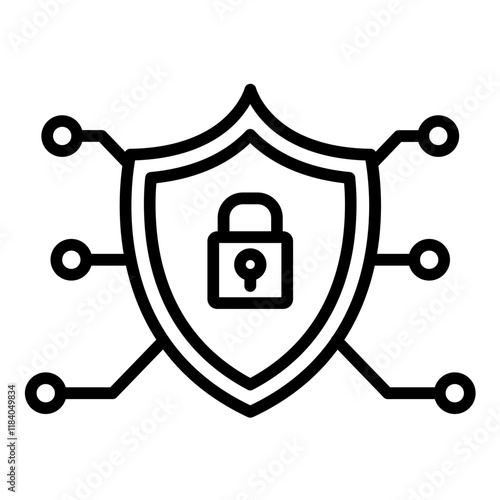 Cyber defense Icon