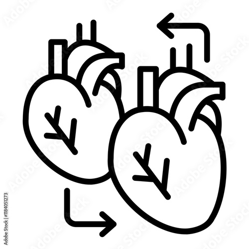 Heart Transplant Icon