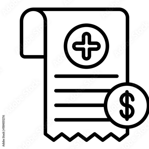 Hospital Bill Icon