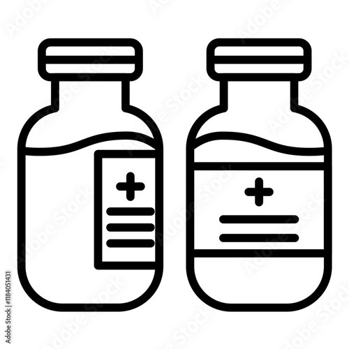 Medication Vial Icon