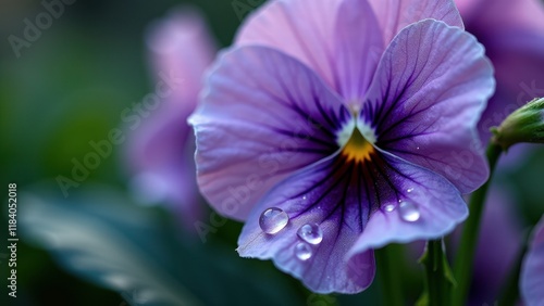 Close-Up of Purple Flower in Bloom During Golden Hour

