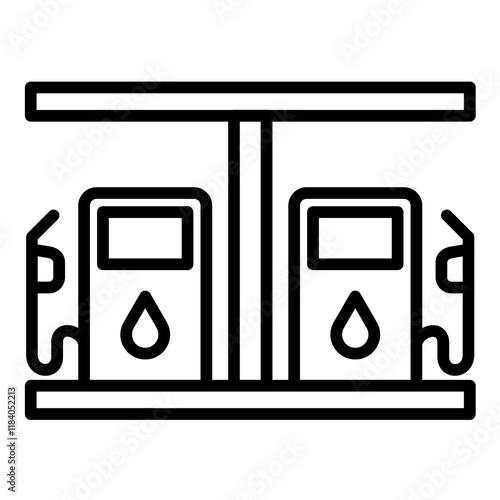 Petrol Station Icon