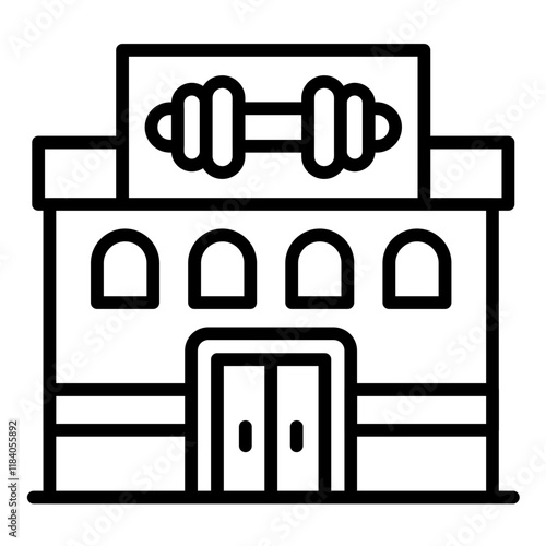 Fitness Center Icon