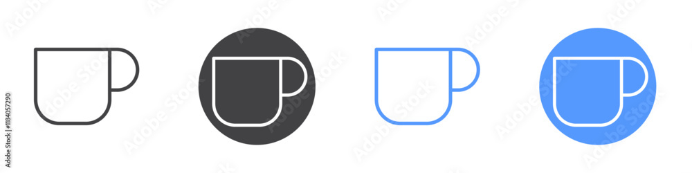 Cup icon vector symbol outline sign Cup icon vector symbol outline sign
