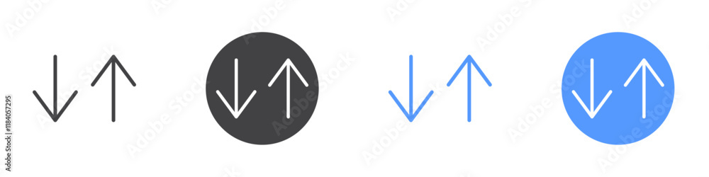 Data icon vector symbol outline sign Data icon vector symbol outline sign