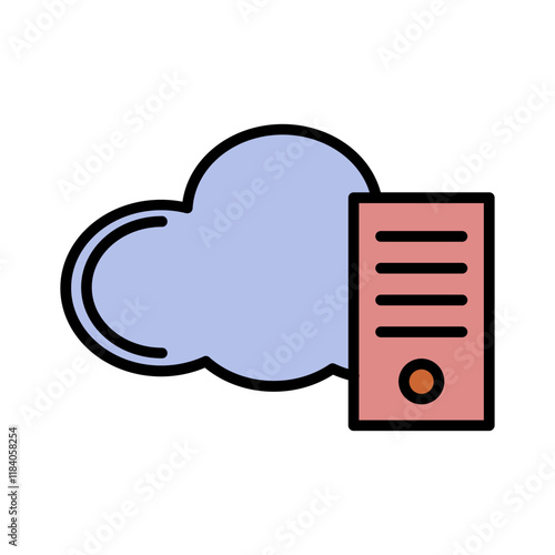 Cloud Computing Icon Design