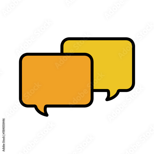 Message Bubble Icon Design