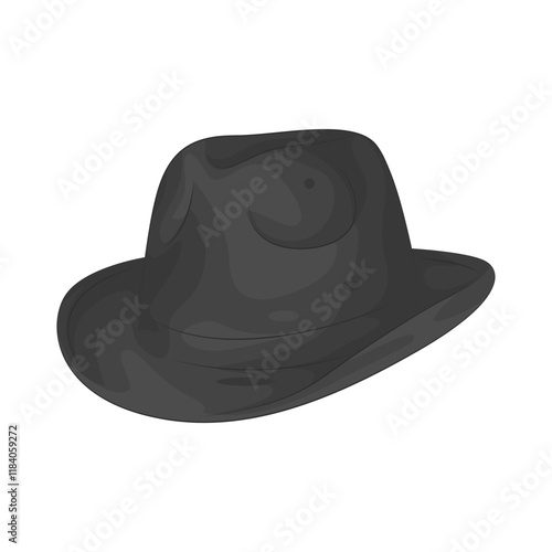 Illustration of Detective Hat