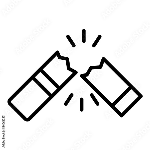 Breaking Cigarette Icon