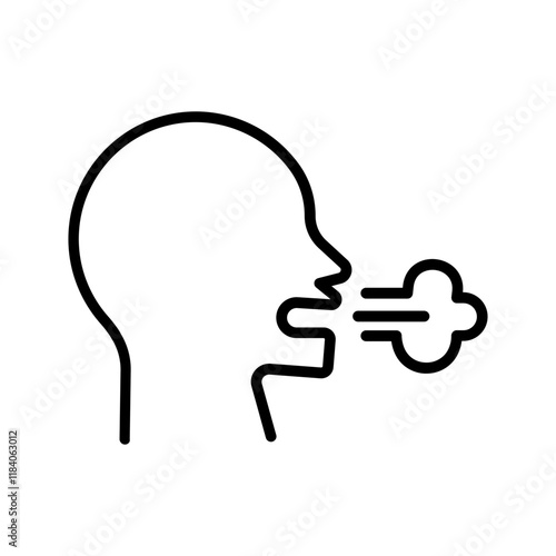 Bad Breath Icon Design