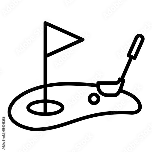 Miniature Golf Icon