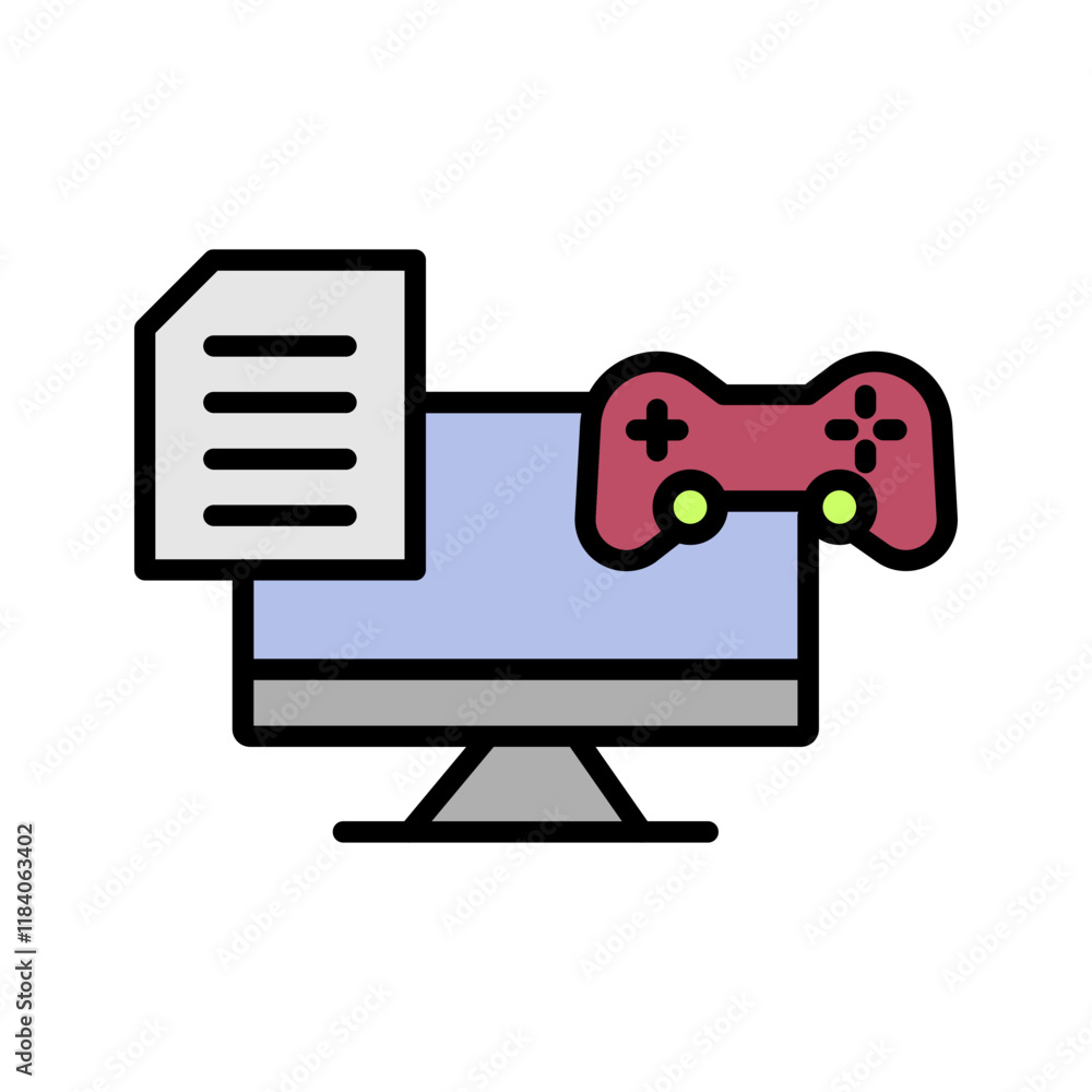 Gaming News Icon Design