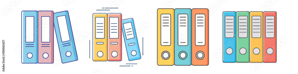 binder vector icon, office vector illustration - simple illustration of binder perfect for logos, and office-themed designs. binder vector icon, office vector illustration - simple illustration of binder perfect for logos, and office-themed designs.