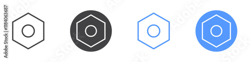 Settings icon vector symbol outline sign