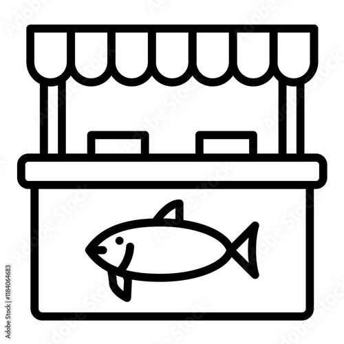 Fish Market Icon