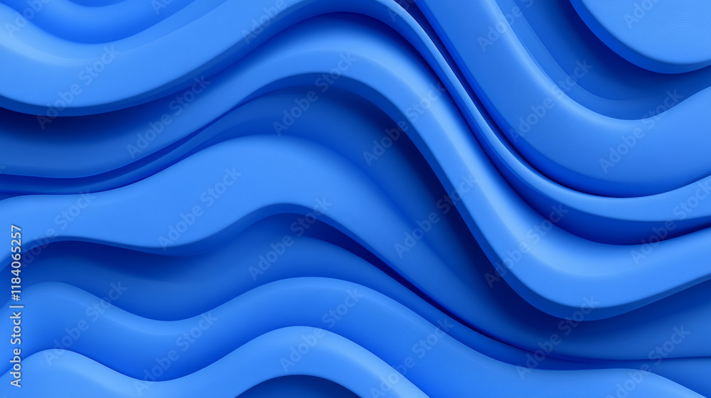 Abstract blue wavy background with smooth curves Abstract blue wavy background with smooth curves