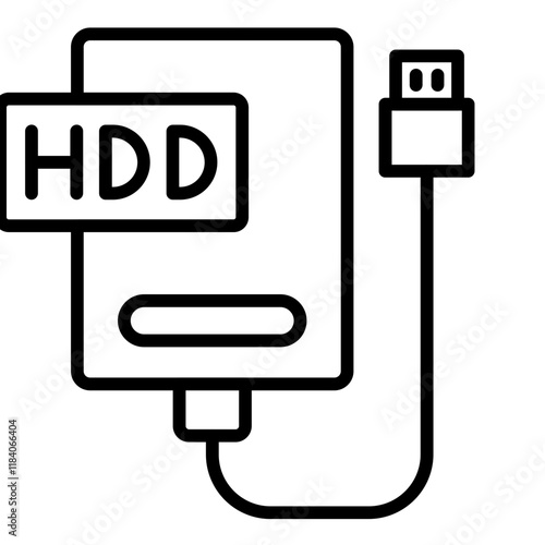 External Hard Drive Icon