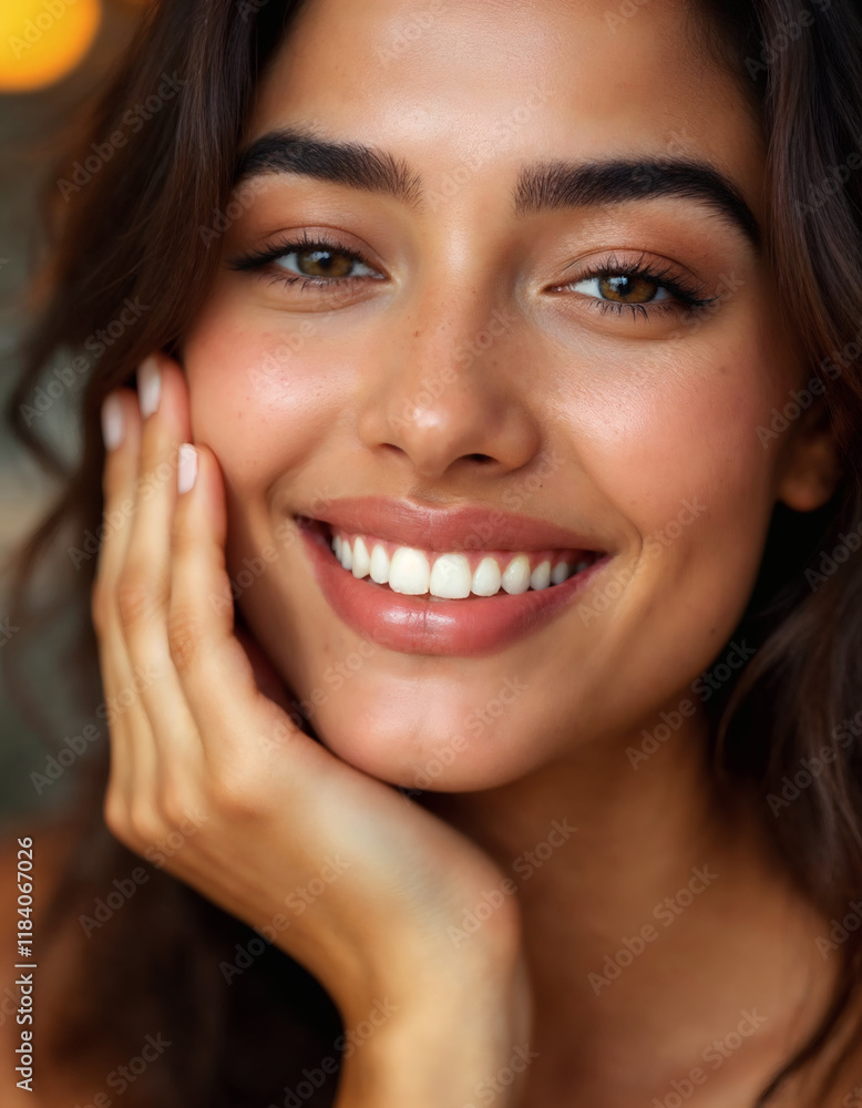 Beautiful close-up portrait of a woman Beautiful close-up portrait of a woman