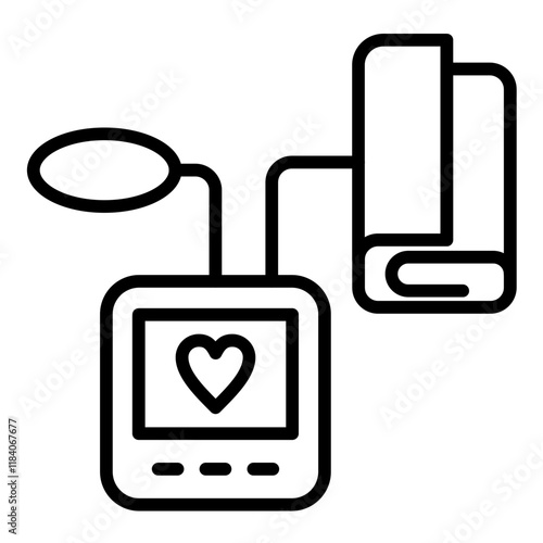 Blood Pressure Monitor Icon