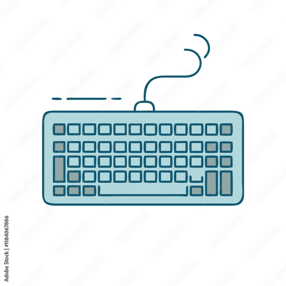 computerkeyboard vector icon, office vector illustration - simple illustration of computerkeyboard perfect for logos, and office-themed designs. computerkeyboard vector icon, office vector illustration - simple illustration of computerkeyboard perfect for logos, and office-themed designs.