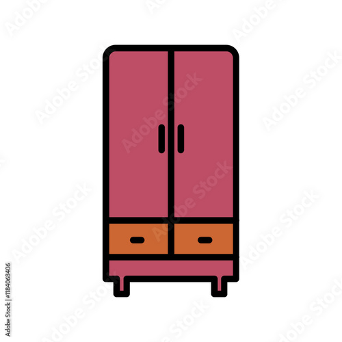 Cabinet Drawer Icon Design