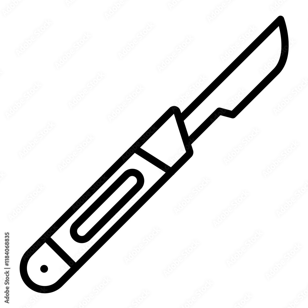 Scalpel Blade Icon Scalpel Blade Icon
