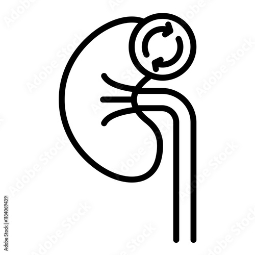 Kidney Transplant Icon