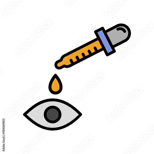 Eye Drop Icon Design