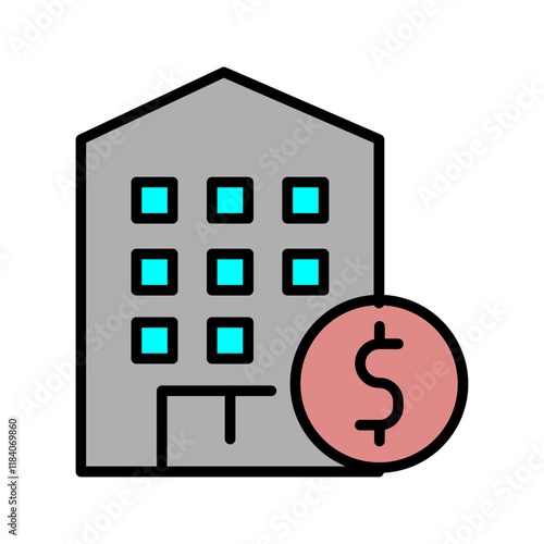 Hotel Discounts Icon Design