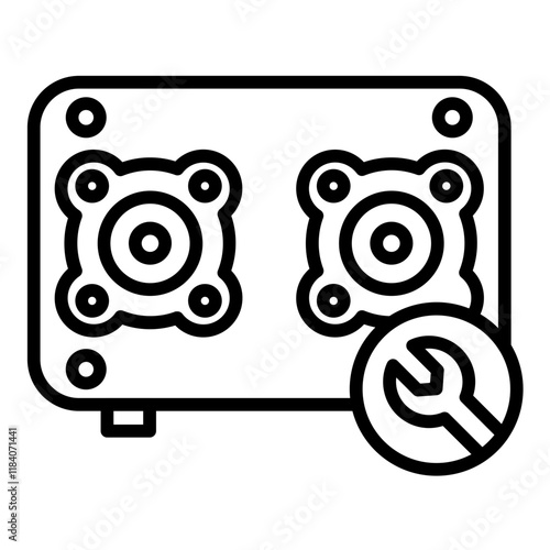 Subwoofer Repair Icon