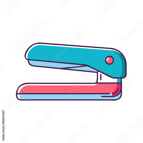 stapler vector icon, office vector illustration - simple illustration of stapler perfect for logos, and office-themed designs.