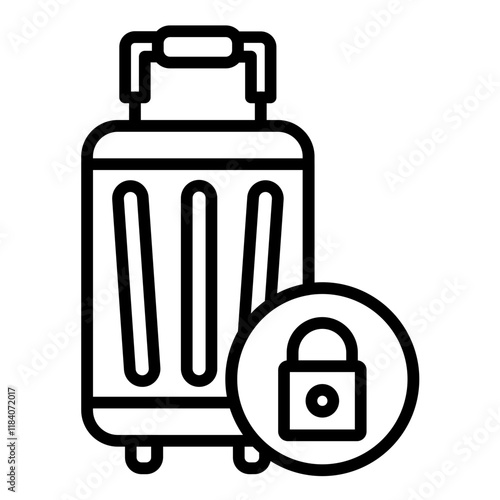 Travel Lock Icon