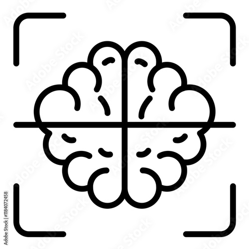 Brain Scan Icon