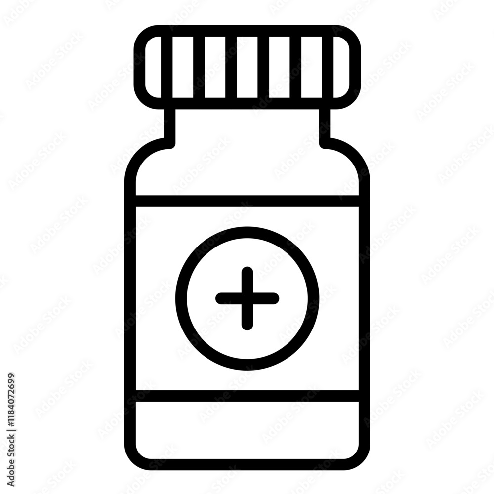 Obraz premium Medicine Bottle Icon